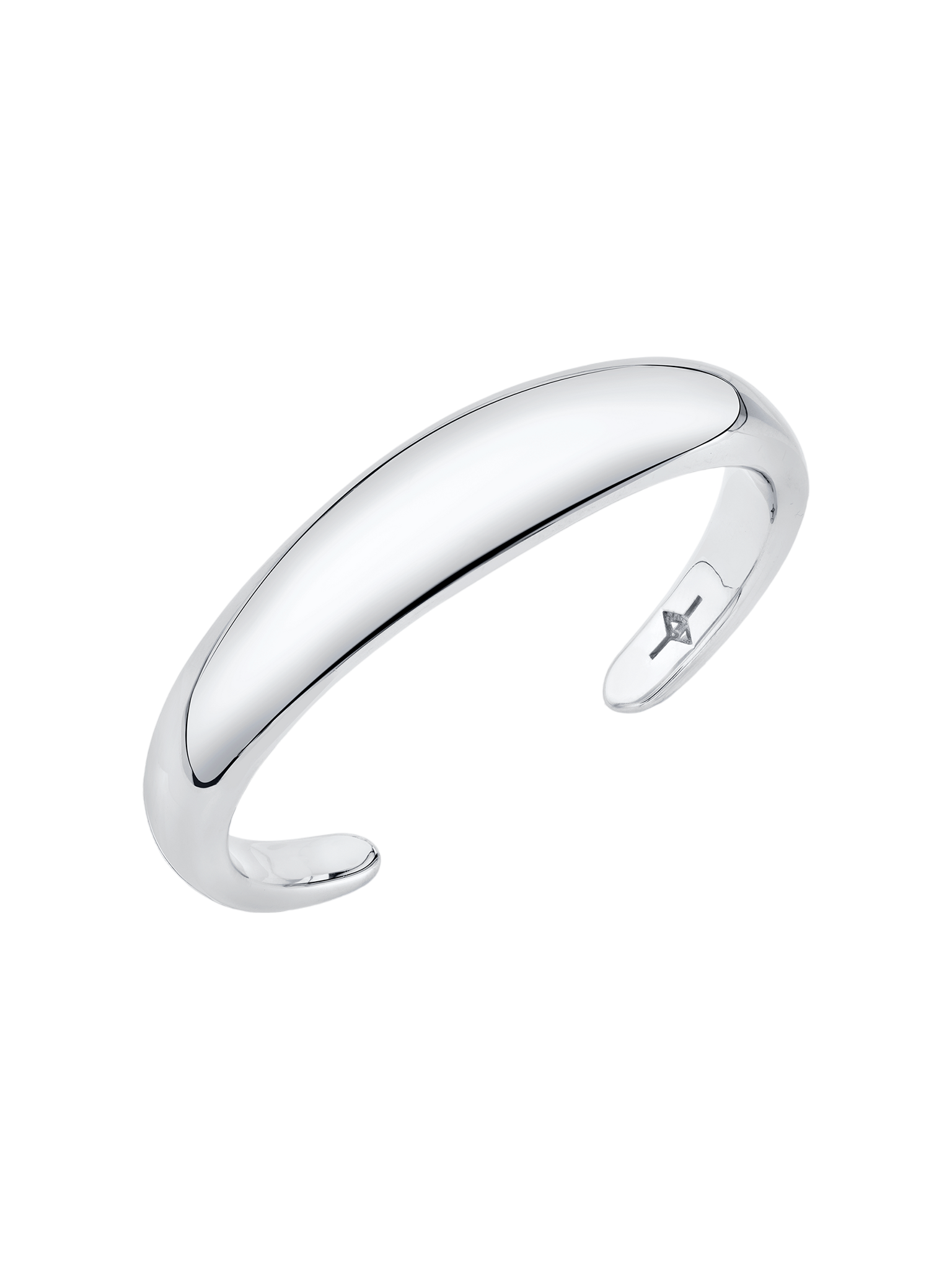 Flat beam cuff sterling silver